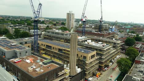 Top view of building under Construction