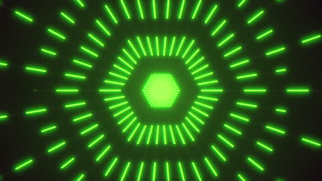 glowing green circular pattern futuristic and dynamic design