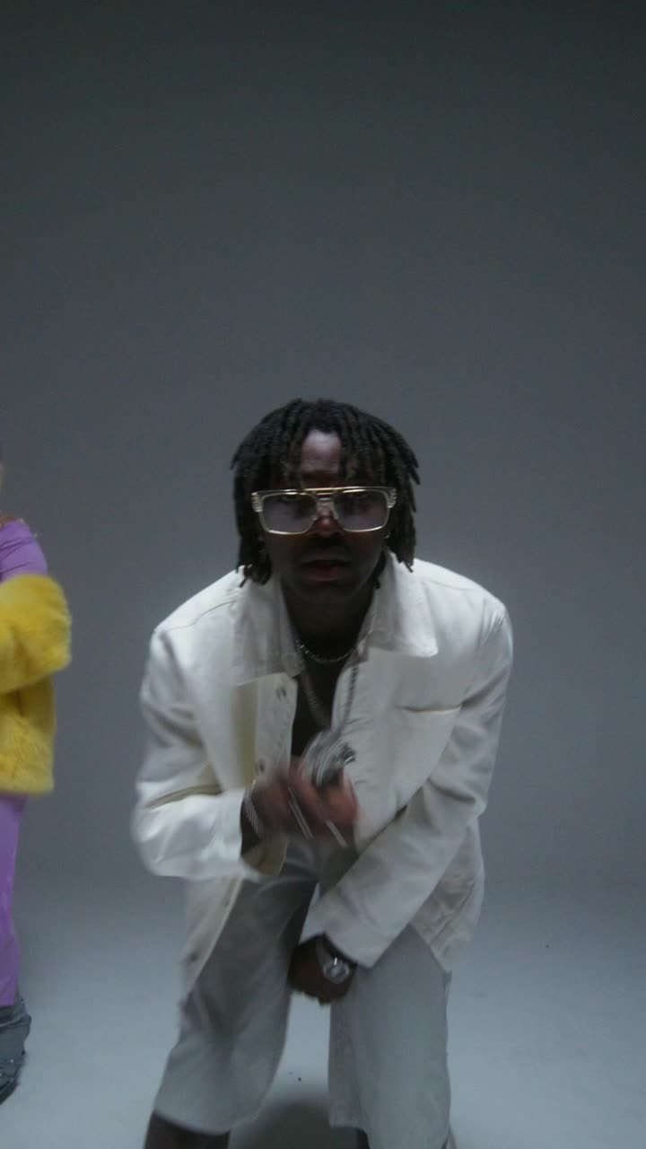 Stylish Man in Studio Portrait