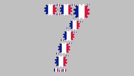 french number seven