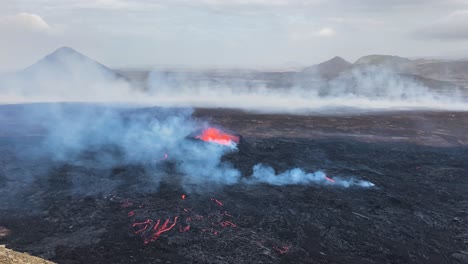 erupcja wulkanu fagradalsfjall w islandii, 2023