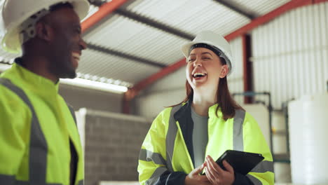 teamwork, high five and construction worker people
