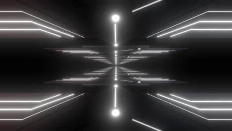 abstract futuristic neon tunnel