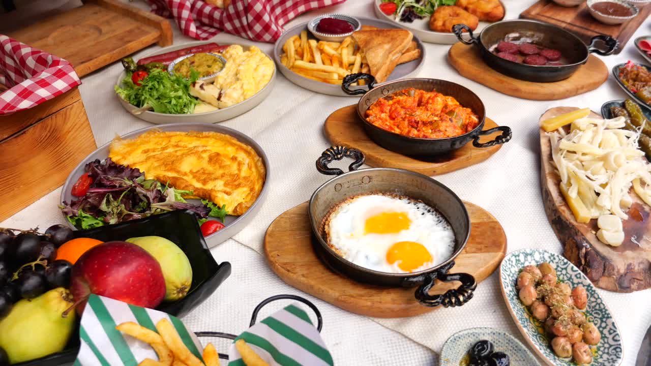 터키식 아침식사 뷔페