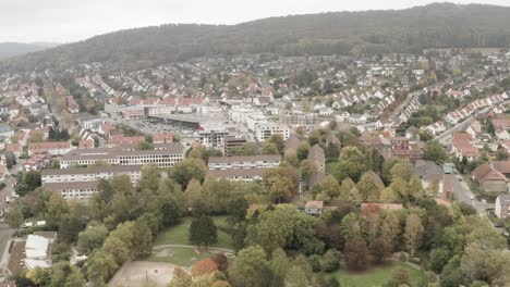 Vistas-Aéreas-De-Northeim-En-Baja-Sajonia,-Alemania,-Europa