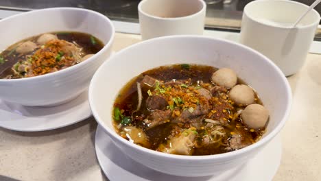 beef noodle soup in thailand