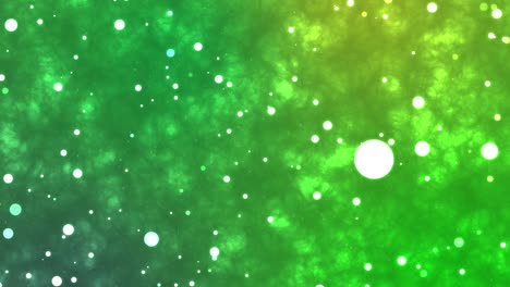 animación de partículas flotantes de puntos de polca gráficos de movimiento