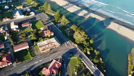 tokomaru bay, small settlemet on new zealand east coast