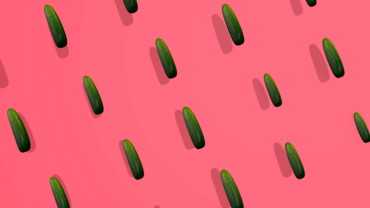 3d 요소, 4k loopable loop 고립, 디지털 구성에 완벽한 다채로운 패턴