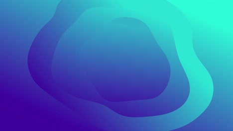 animación de líneas de gradiente azul ondulando en un bucle sin costuras