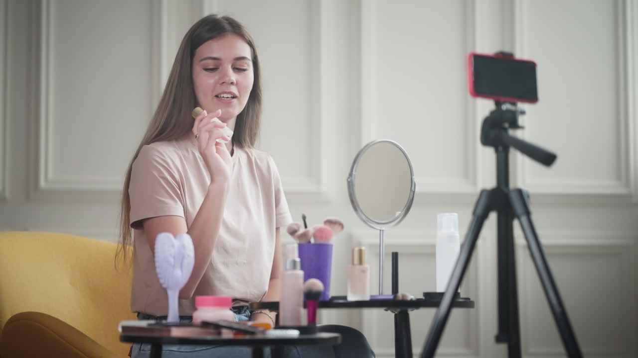 tutorial de maquillaje por un influyente de belleza