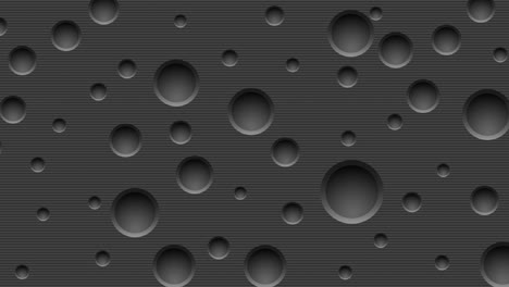 abstract black and gray balls background design animation.