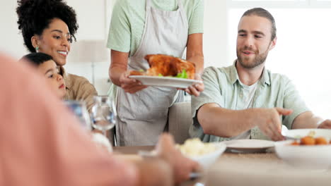 diversity, serving turkey food