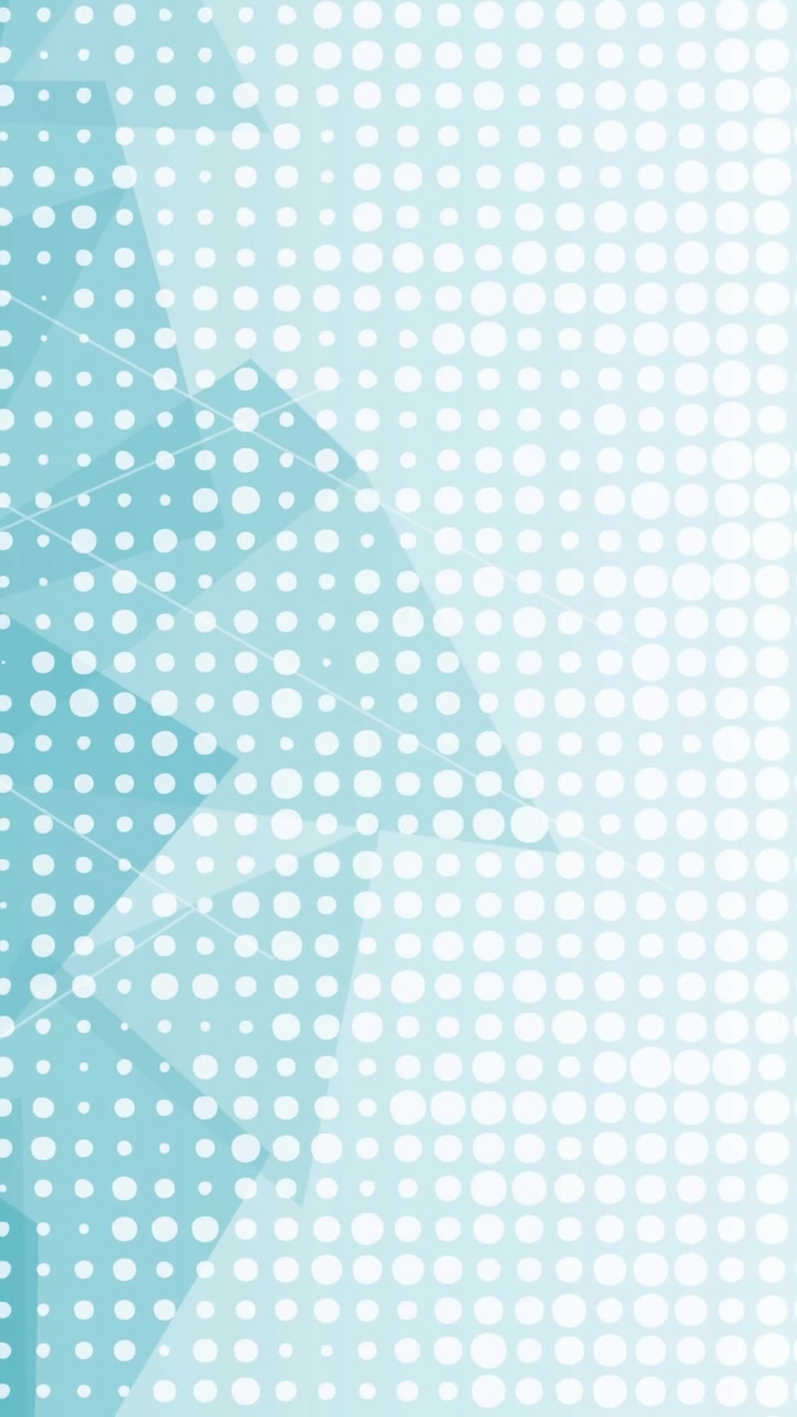 Animation of black dots on blue backgroud