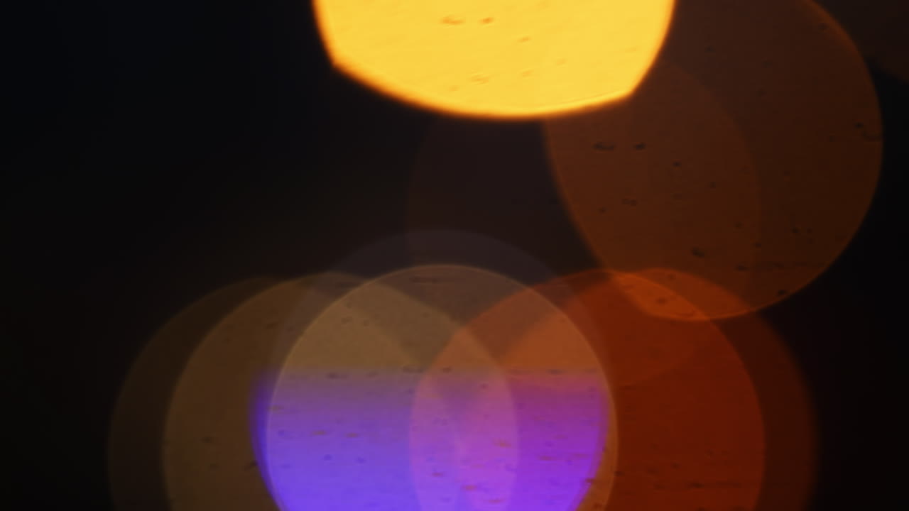 colorido de tráfico bokeh luz fuera de enfoque, fondo colorido