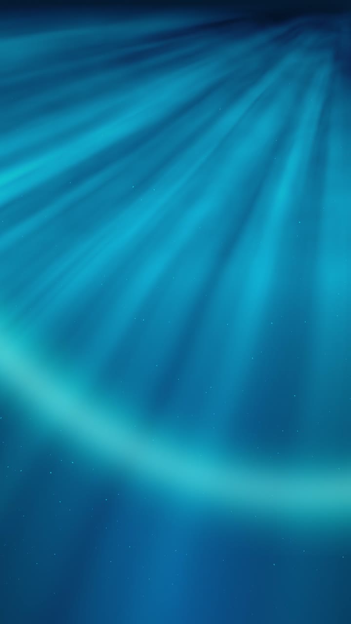 Vertical 9:16 underwater scene for meditation and relaxation apps. Features sharp blue light rays and slow marine snow particles. Ideal for mobile wallpaper, stories, and mindfulness content. 4K