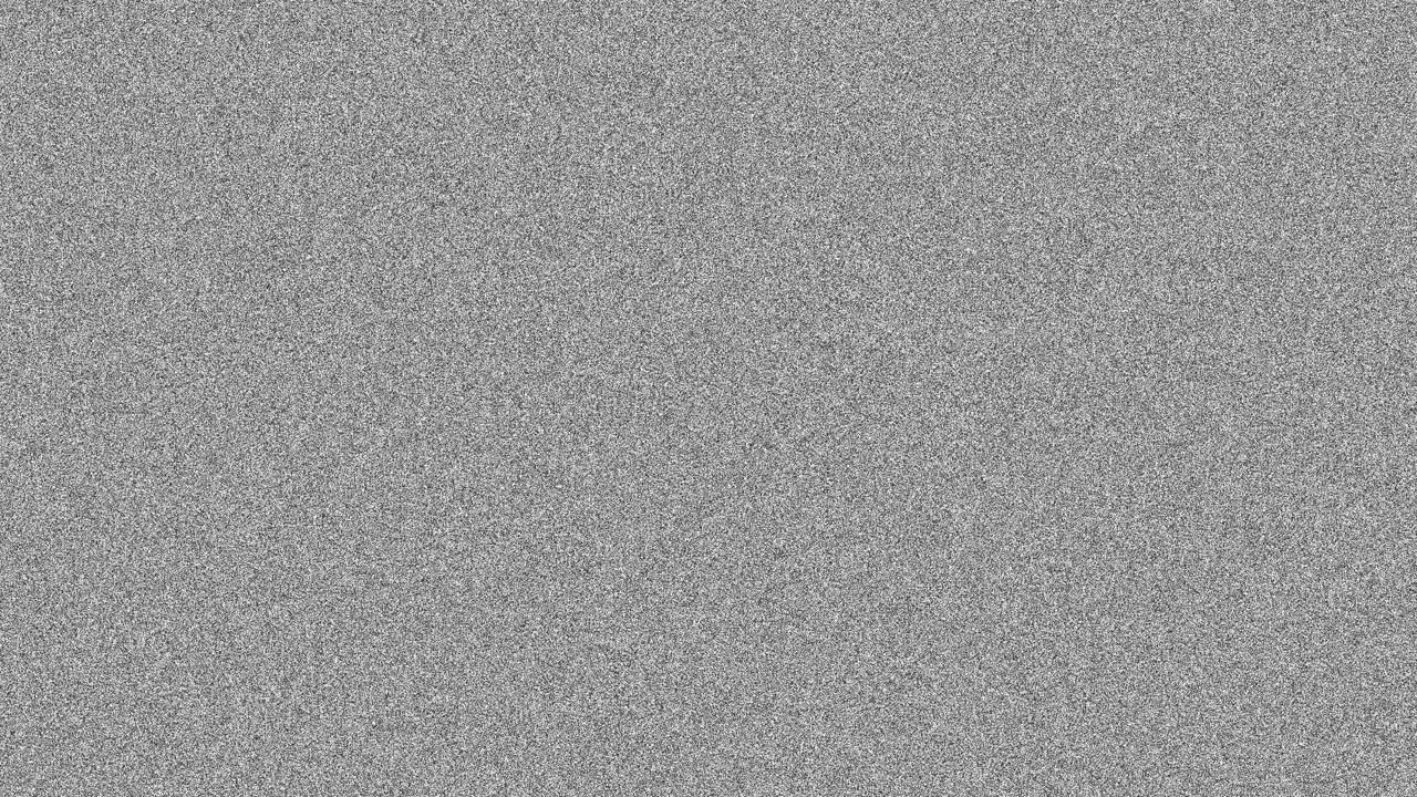 Television static screen