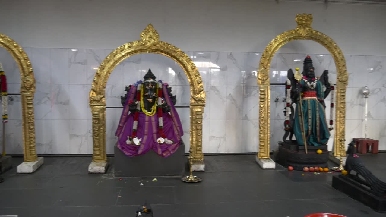 Statues of Hindu gods found in Indian temple