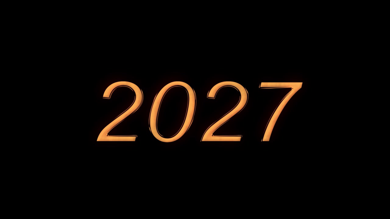 2027 animazione di testo motion graphics