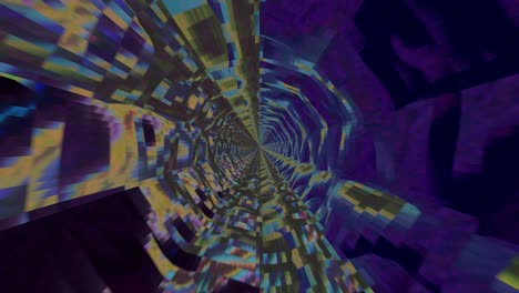 efectos de zoom futuristas, infinito o bucle sin costuras. animación de un fondo de concepto de tecnología dinámica de zoom abstracto.