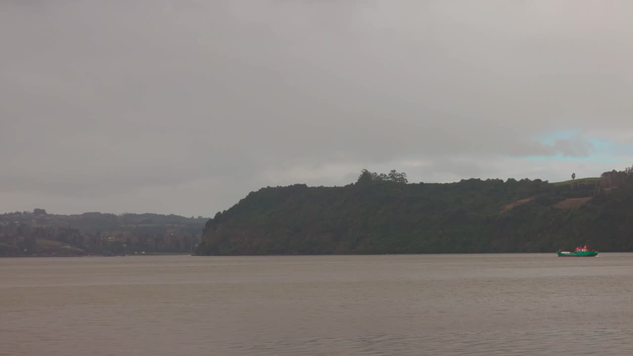 Morning at coast of Castro, Chilo&eacute; Archipi&eacute;lago south of Chile