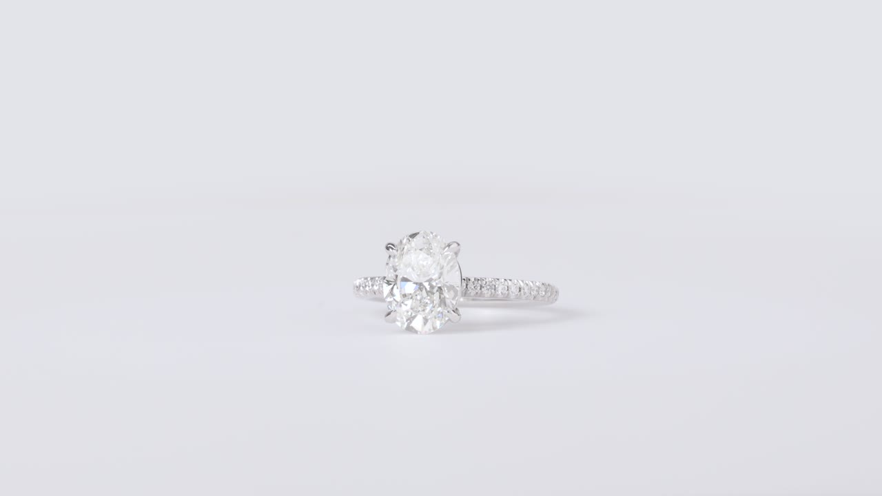 A sparkling diamond ring on a plain white background. Ideal for jewelry, fashion, product display, and luxury accessories