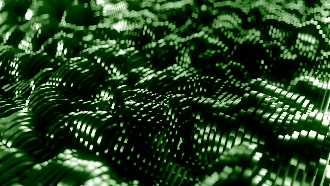 Abstract Waveform. 4K UHD animation.