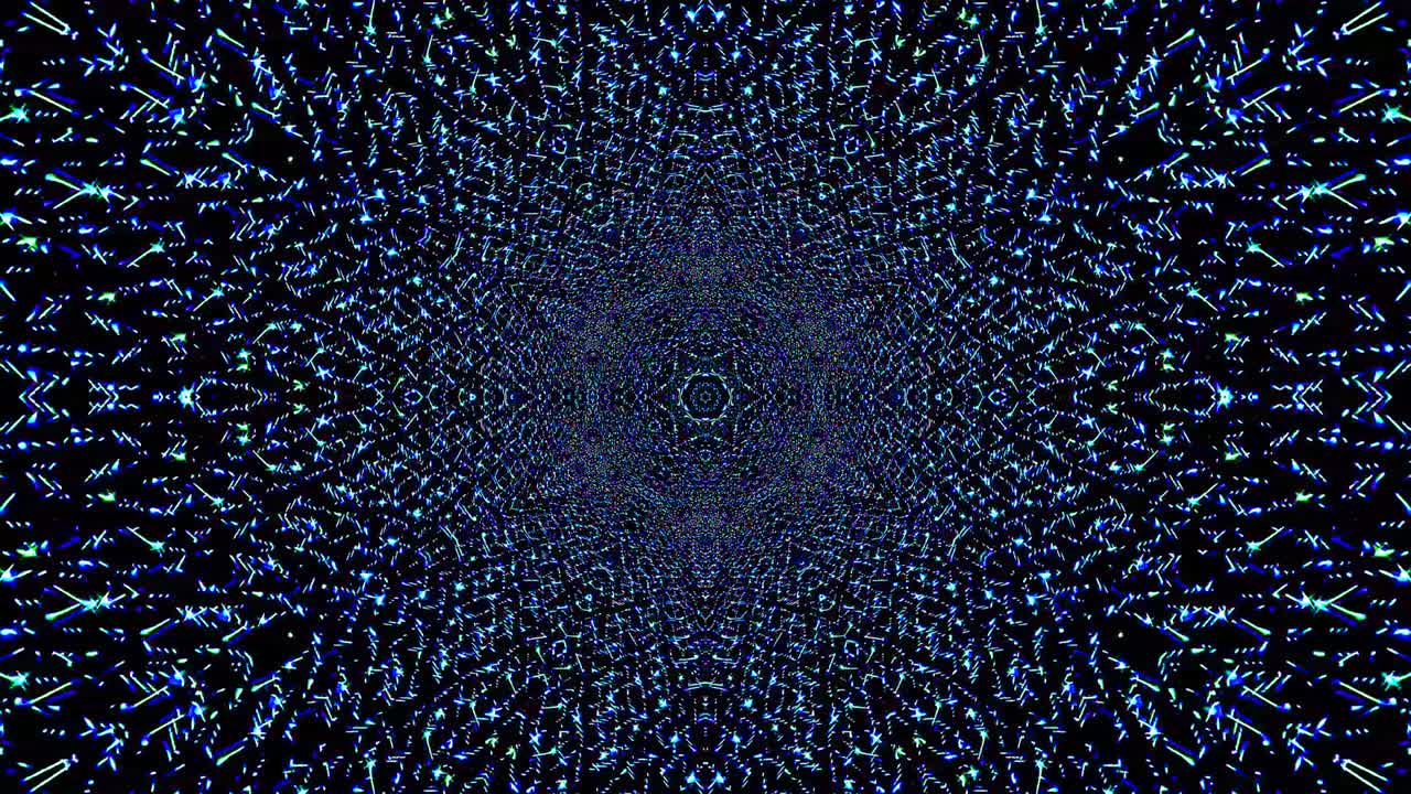 Bright abstract light governing full color, kaleidoscope