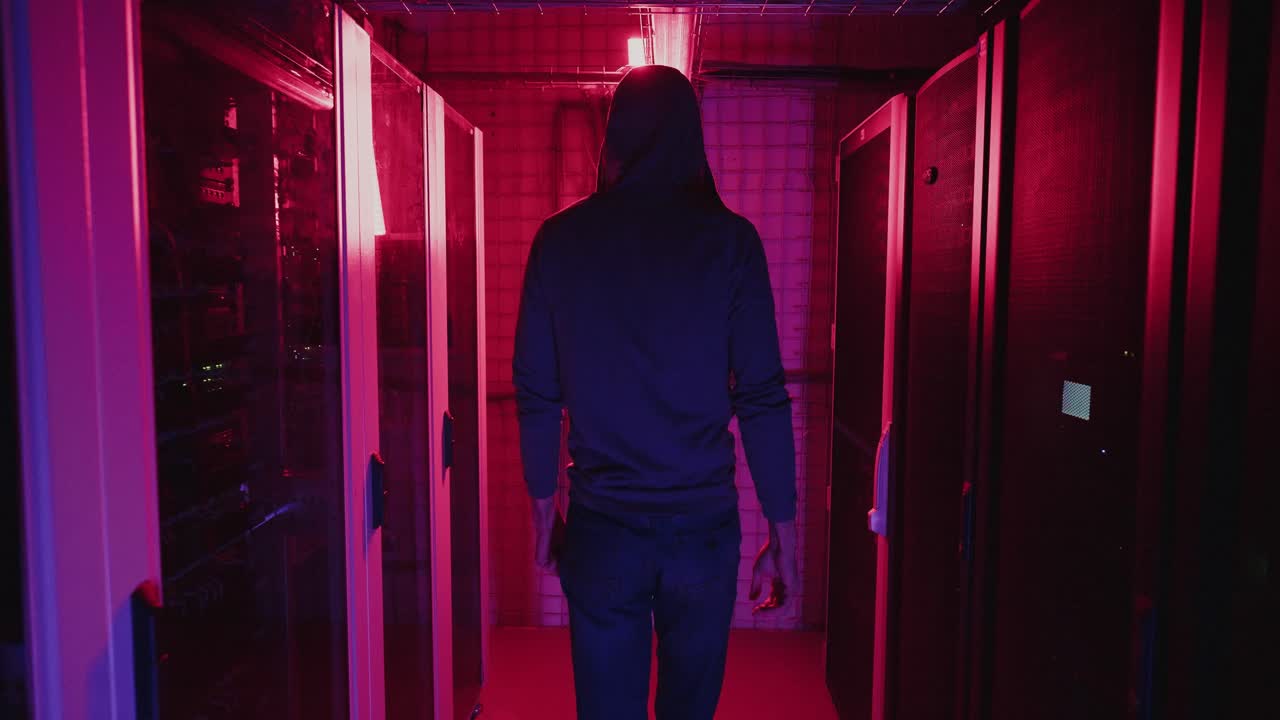 Suspected Hacker in Server Room