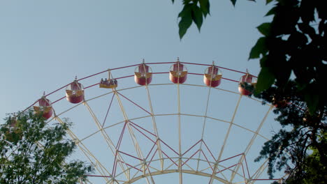 low view of ferris wheel