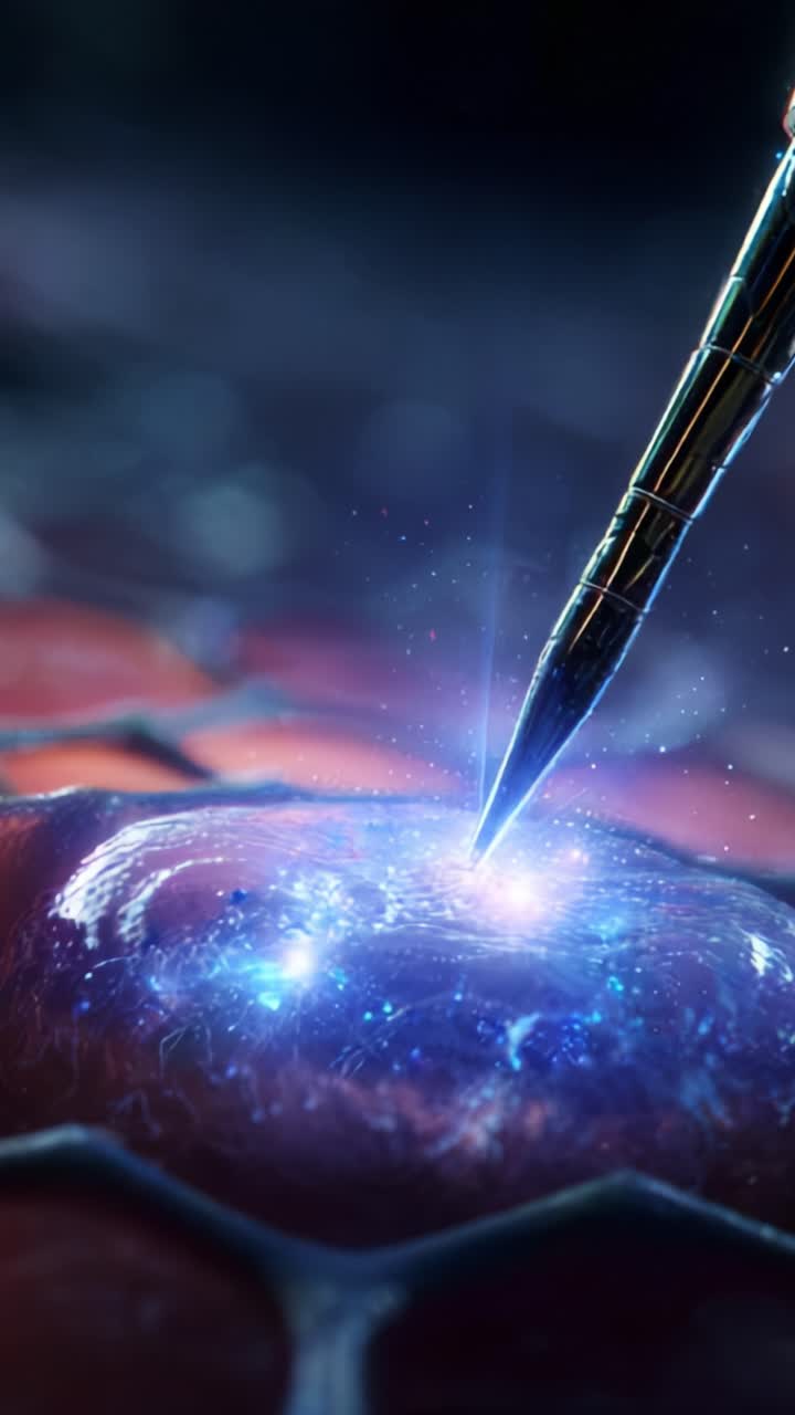 Exploring the Intricacies of Cellular Structures Through Magnification and Light Manipulation in a Stunning Visual Journey of Science and Art