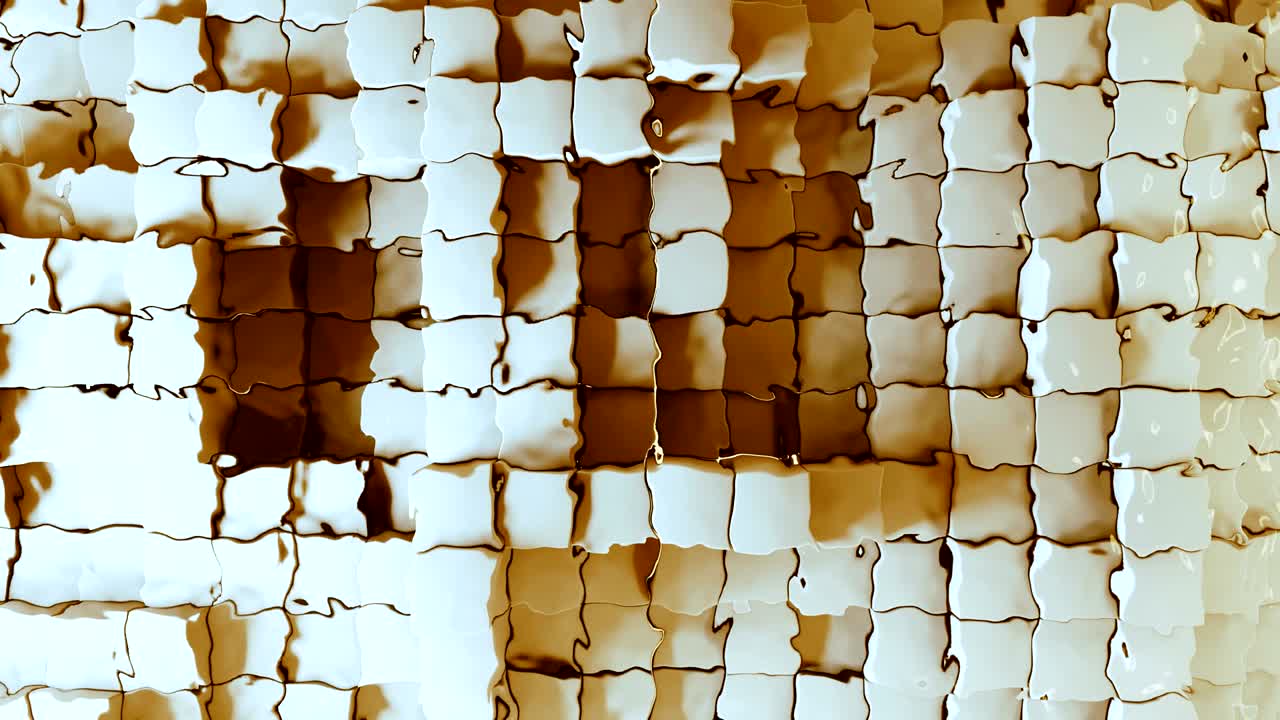 4k cubos abstractos desplazados bajo el agua. diseño único.