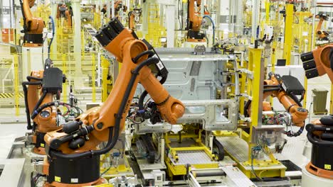 automated car body assembly line