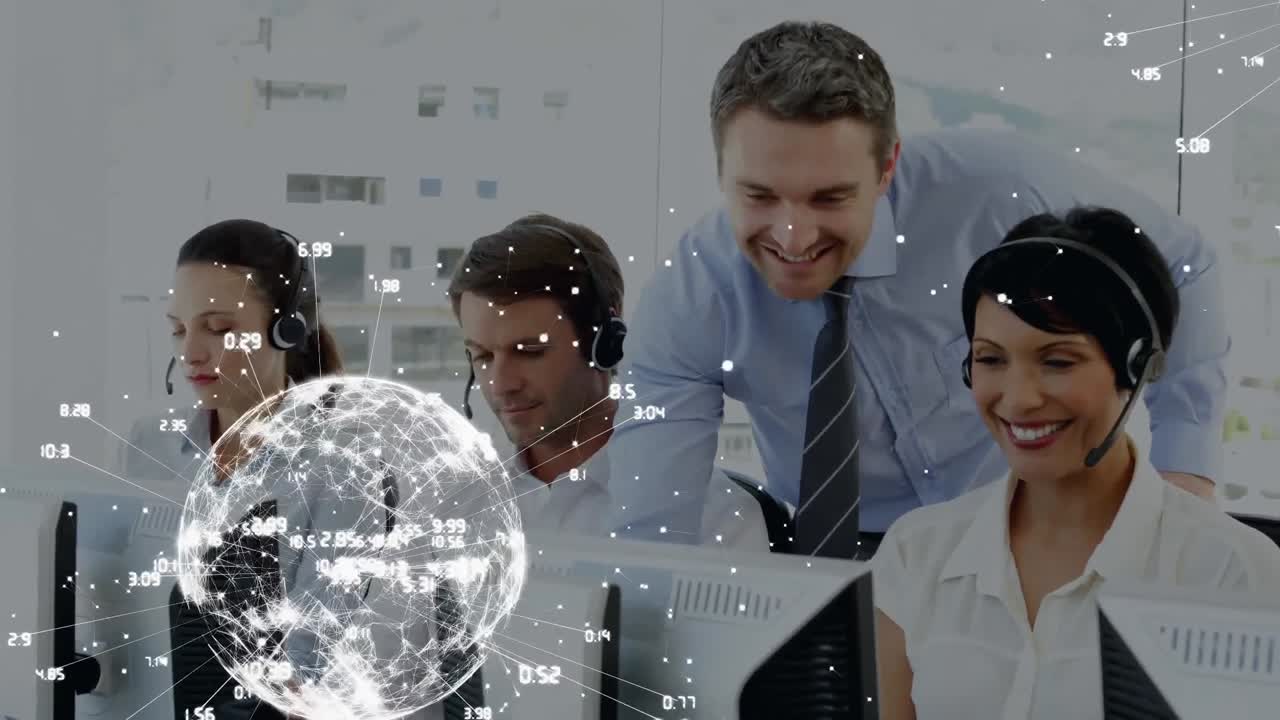 Nätverk av data och anslutningar