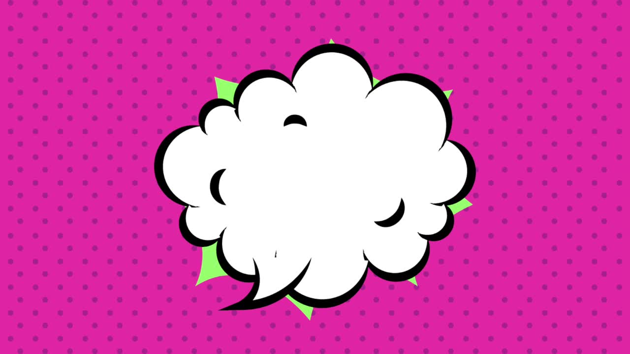 animación de arte pop en hd