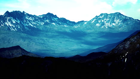 Vista-Panorámica-Del-Valle-De-La-Montaña-De-Primavera