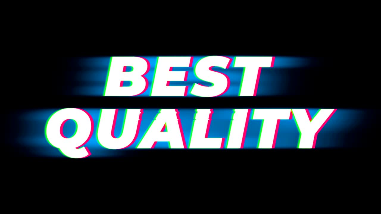 최고의 품질의 텍스트 빈티지 글리치 효과 프로모션