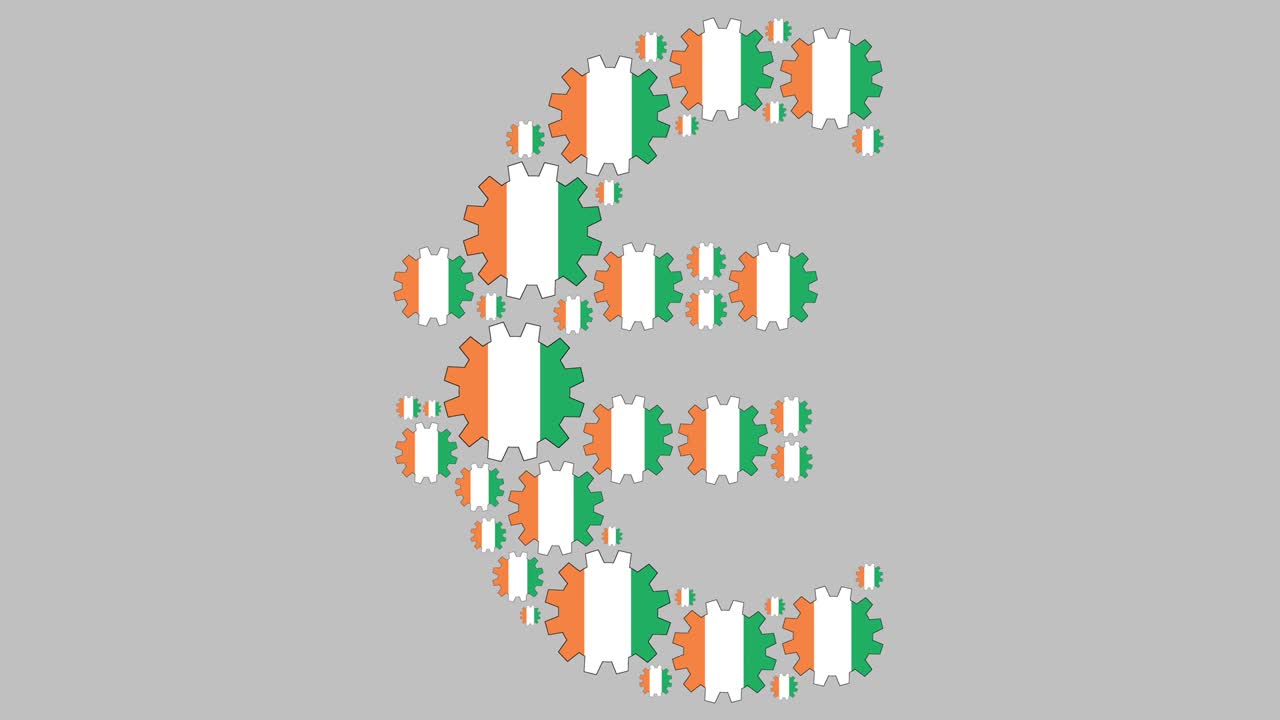 아일랜드 발 기어 유로 기호 모양