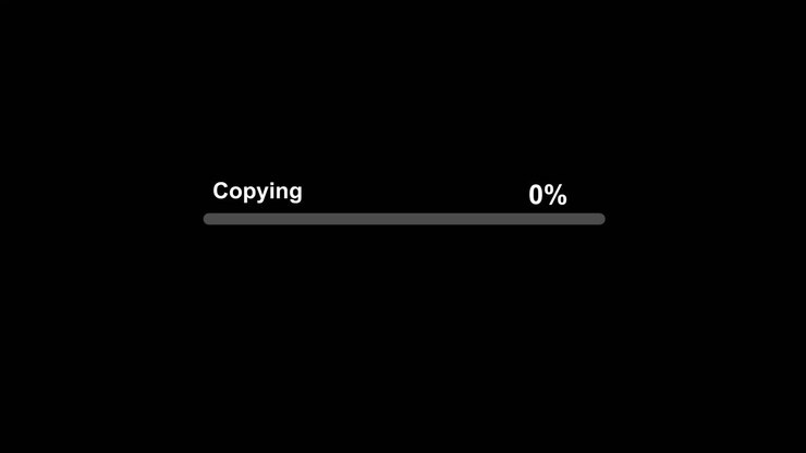 Copying Progress