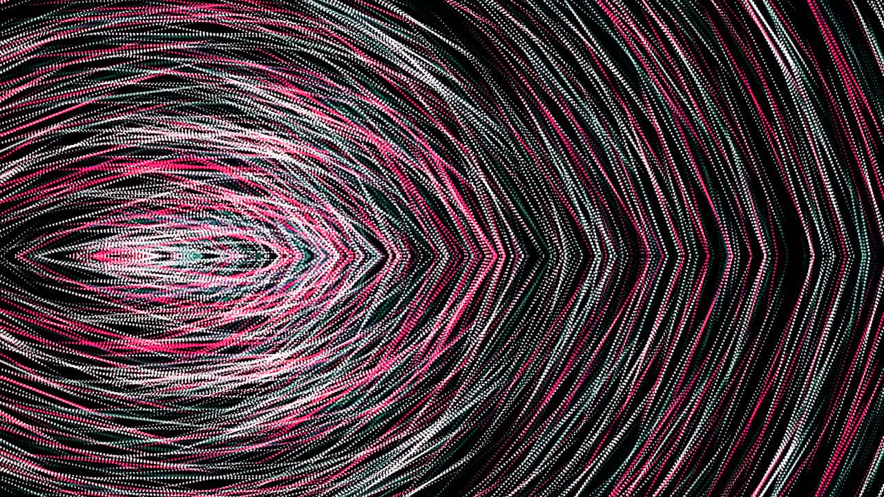 Abstract Colorful Circular Pattern