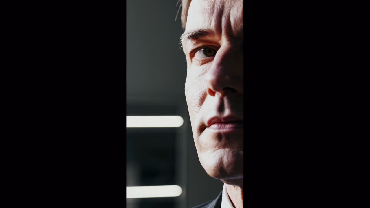 남자 의 클로즈업 초상화