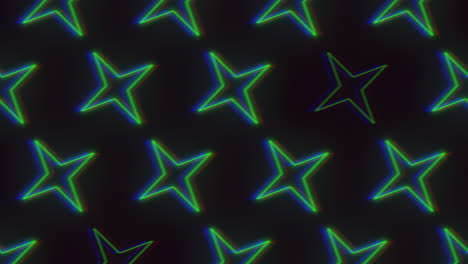 Neon-stars-pattern-with-glitch-effect