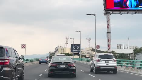 driving point of view cdmx mexico city highway motorway traffic cars on road