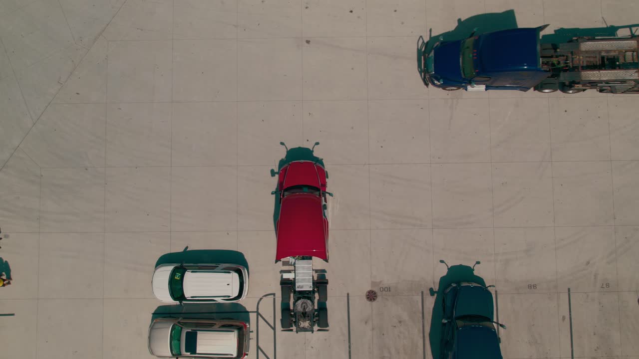 트랙터와 트레일러를 결합하는 과정