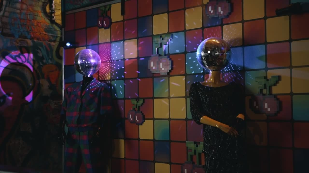 Woman with Angel Wings on Rooftop