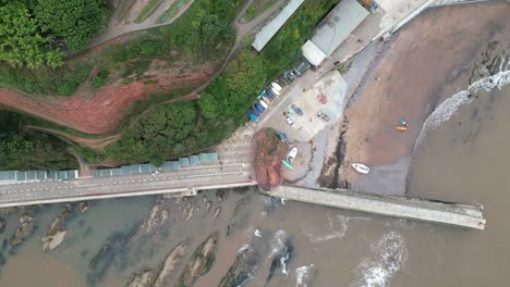 boat cove, lea mount and teignmouth hill in dawlish, devon, uk