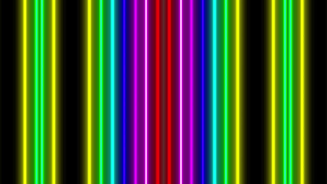 Neon line illumination animation motion graphics