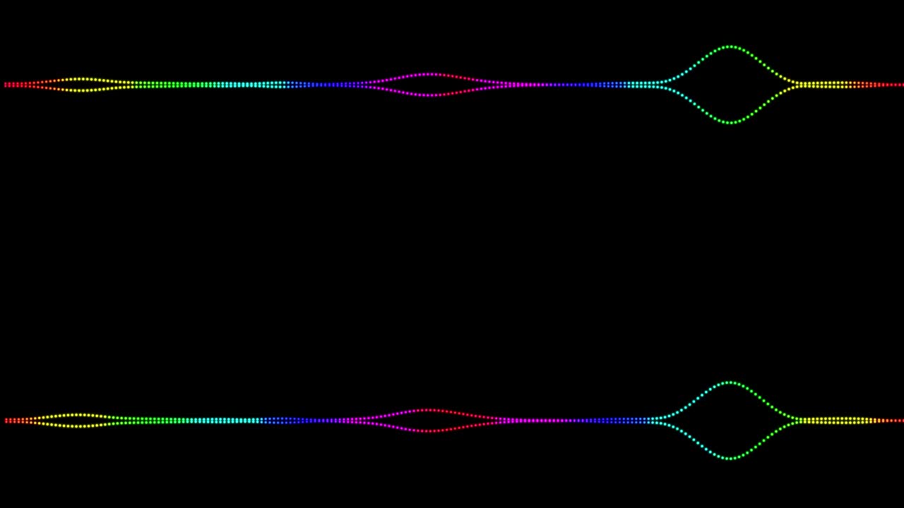 Audio Spectrum Audio Visualizer Linear Line Motion Graphics