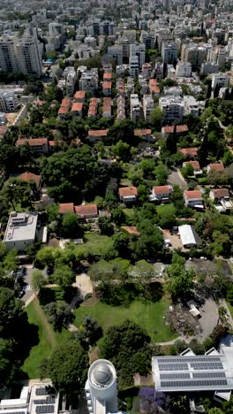 high resolution aerial drone 4k video of weizmann institute electron accelerator- rehovot israel