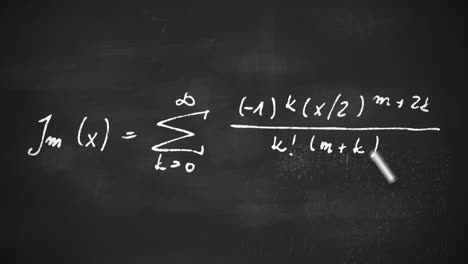 Typography-animation.-Presentation-of-the-colorful-mathematical-formulas-with-symbols,-numbers,-and-letters-writing-on-a-dark-background.-The-camera-slowly-moves-down.-Perfect-for-teaching-purposes.